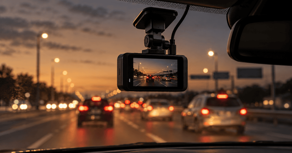 Dashcam-optagelser som bevis